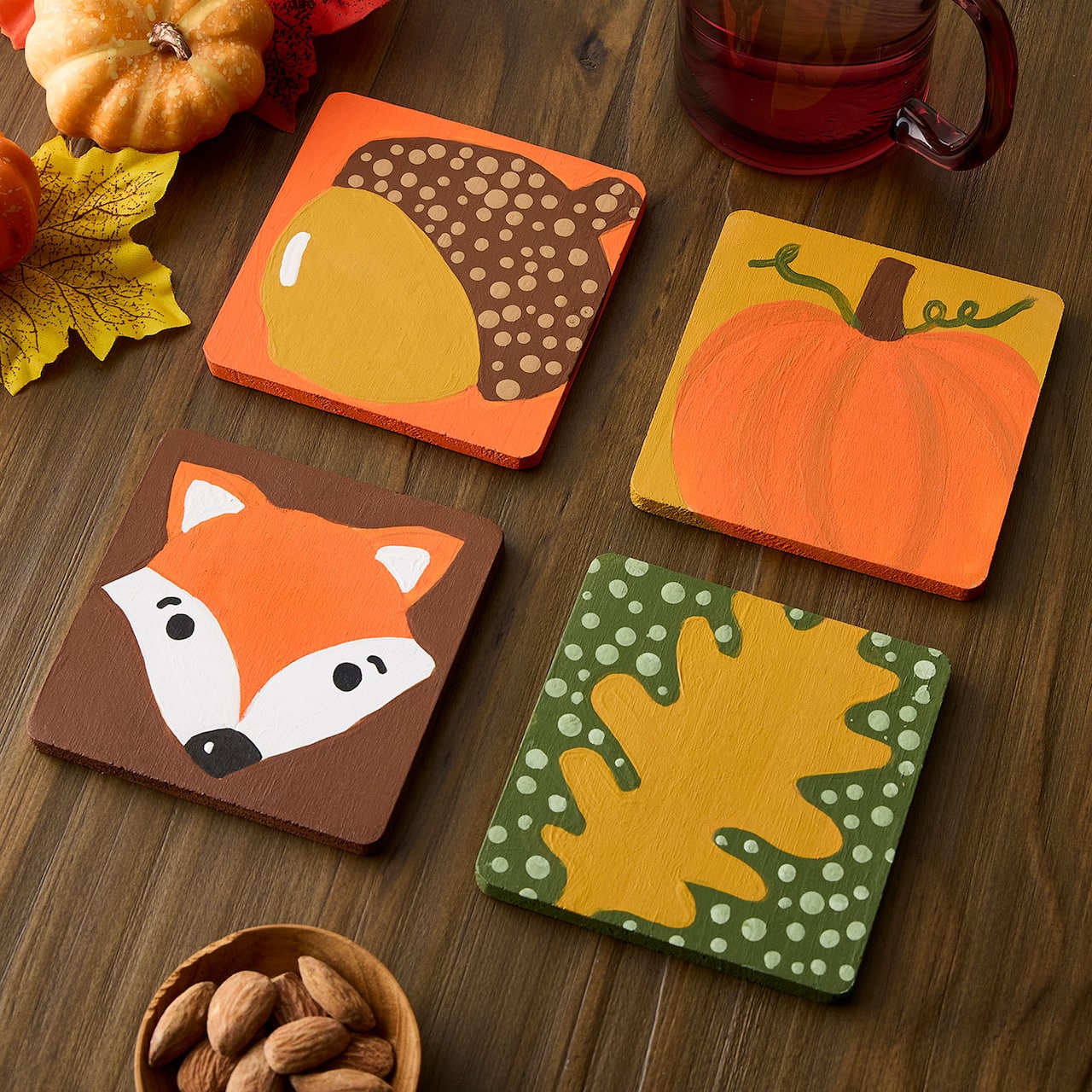Fall Wooden Coasters